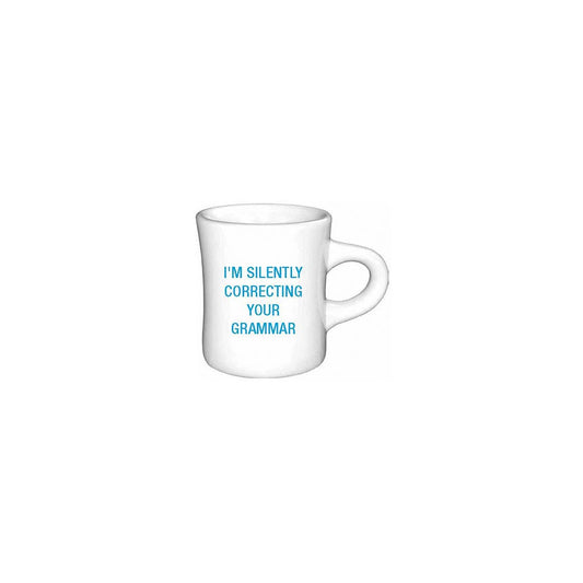 I'm silently correcting your grammar Diner Mug