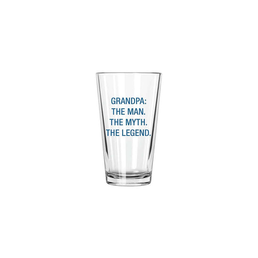 Grandpa: The Man. The Myth. The Legend. Pint Glass