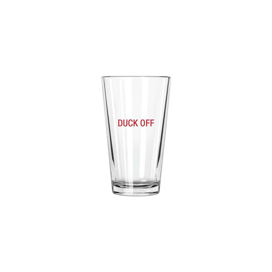 Duck Off Pint Glass