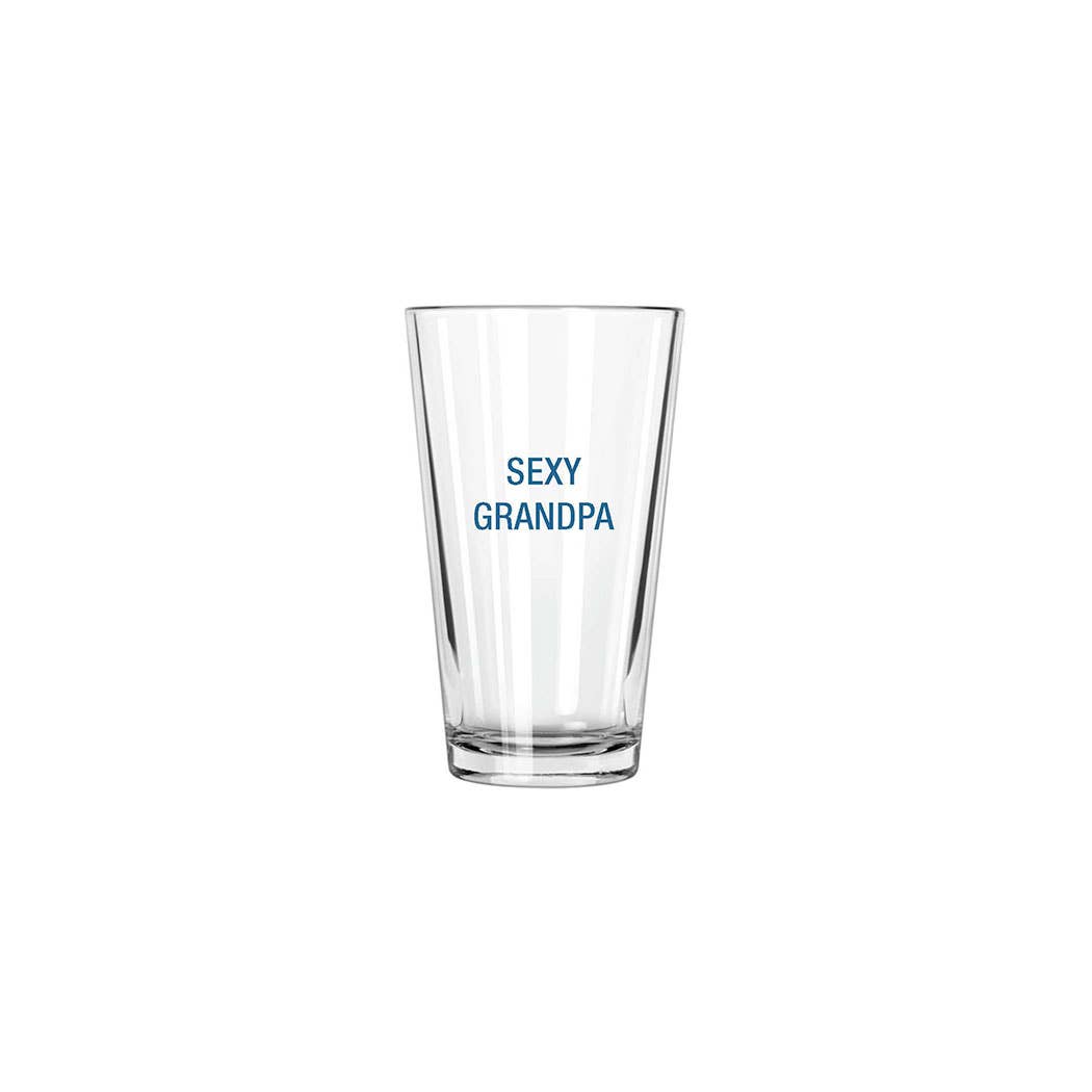 Sexy Grandpa Pint Glass