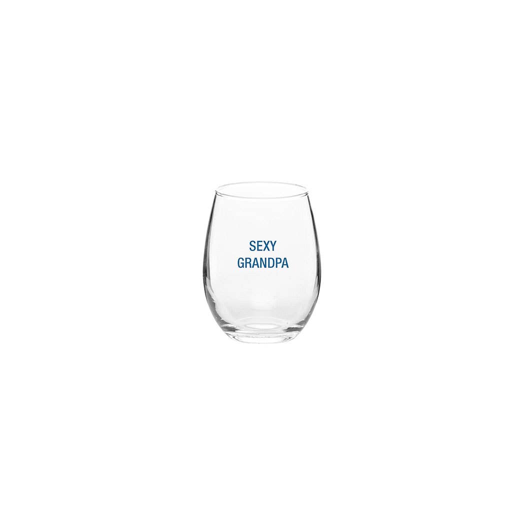 Sexy Grandpa Wine Glass