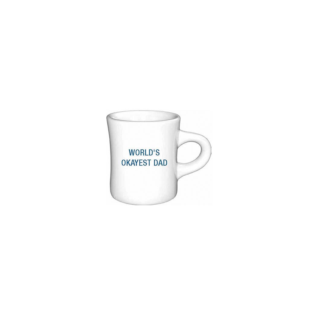 World's Okayest Dad Diner Mug